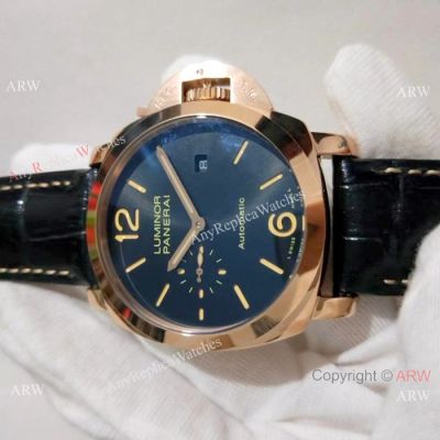New Copy Panerai Luminor Due Rose Gold Gray Dial -PAM00908 Luminor Watches